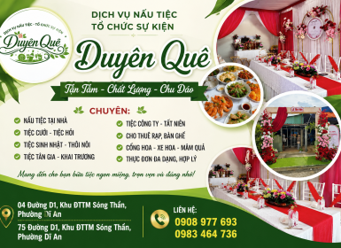 Nấu Tiệc Tại Nhà Bình Dương 
