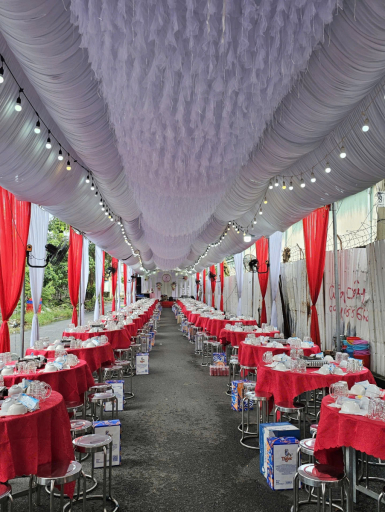 DỊCH VỤ CHO THUÊ RẠP, BÀN GHẾ, CHÉN DĨA